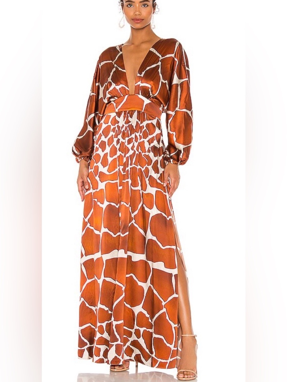 Retrofete Lila Dress in Giraffe